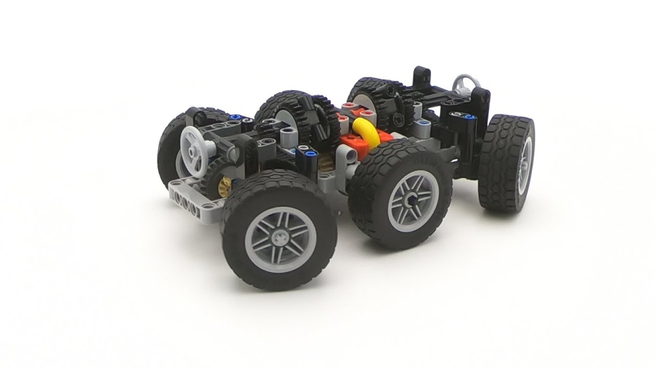 Small steering hub revisited and a 6x6 prototype chassis
