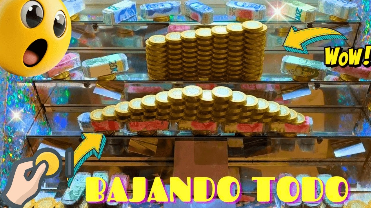 No paran las alegrías VACIANDO TODA  la maquina tragamonedas 03-22