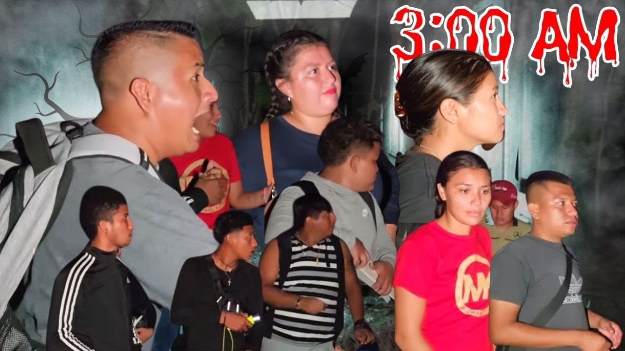 CUIDADO 3AM EN LA CASA EMBRUJADA Y NUESTRAS VIDAS CORREN PELIGRO AQUI!!😰 😰  *no debimos hacerlo*