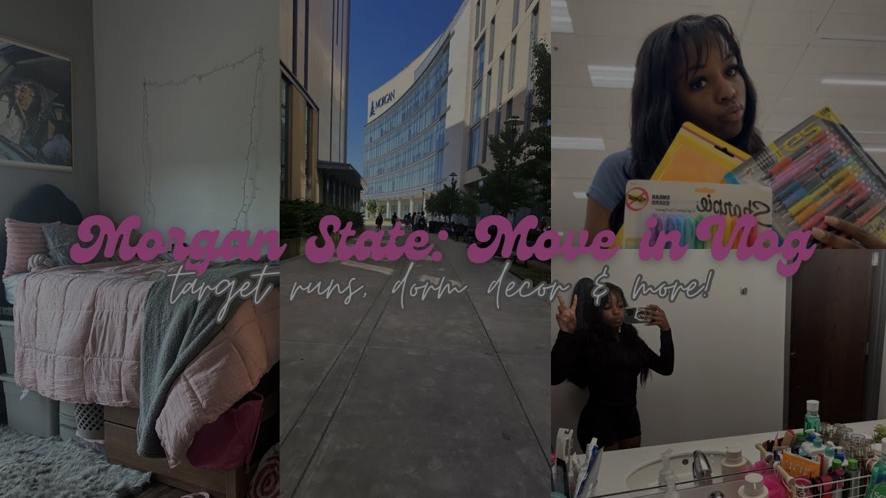morgan state move in vlog: dorm shopping, decor, & more! | ms. niya wiya