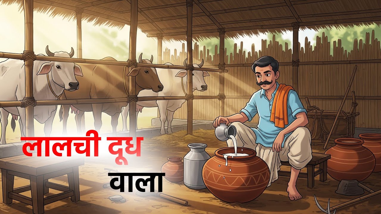 लालची दूध वाला | Lalchi dudh wala | Hindi kahani | Moral story in hindi | Kahani wala
