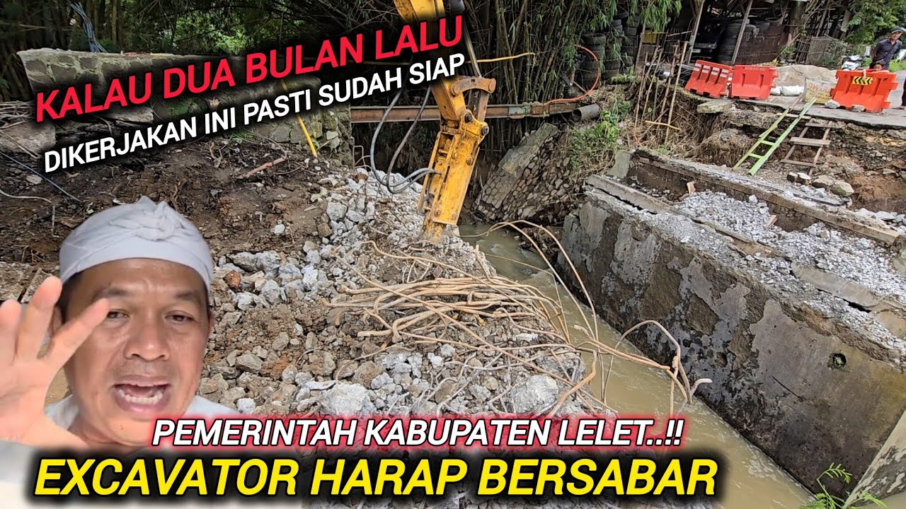 GAWAT❗️BETON SANGAT BERAT 2 EXCAVATOR BENAR-BENAR TAK MAMPU ANGKAT BETON MANG JAMAR PUSING