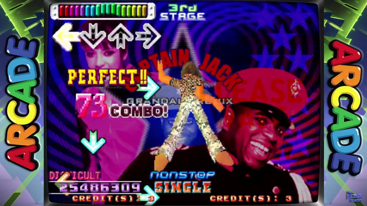 Dancing Stage EuroMIX - G*936 VER. EAA - Nonstop Course (Highspeed) - Gameplay (MAME 0.286)