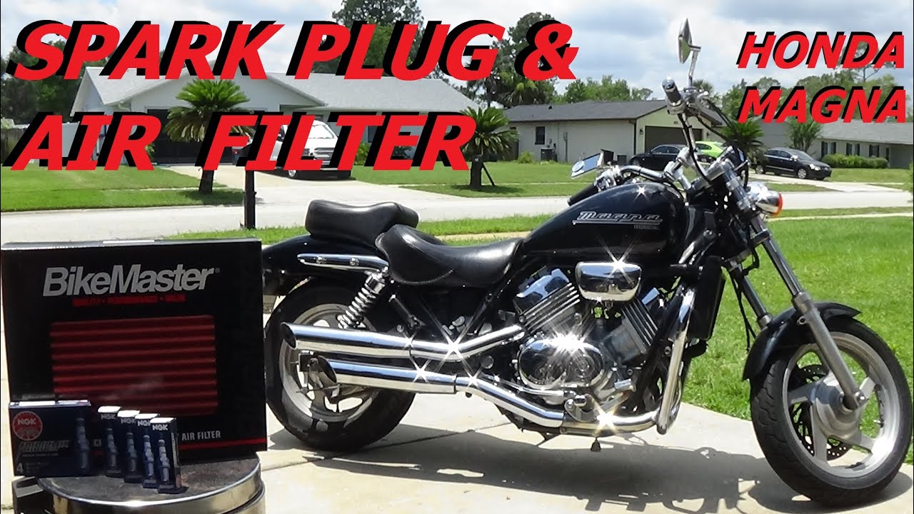 2002 HONDA MAGNA SPARK PLUGS AND FILTER CHANGE (RUNS SO MUCH BETTER) PREVENTATIVE MAINTENANCE
