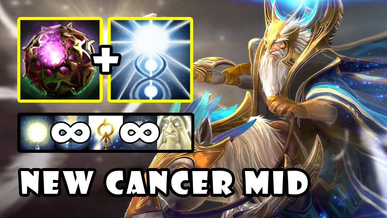 WTF Keeper of the Light Play Mid w/ Octarine Core + Chakra = Unlimited Skills | Dota 2 Gameplay 7.40