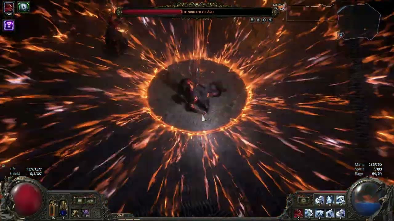 Path of Exile 2 Uber Arbiter of Ash FAIL [Druid Werewolf Build]