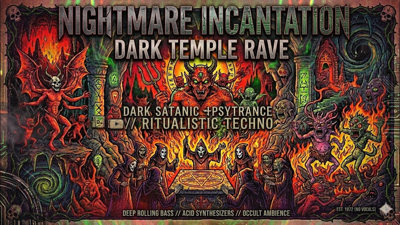 Infernal Ritual ⛧ Dark Satanic Psytrance Techno 🔥