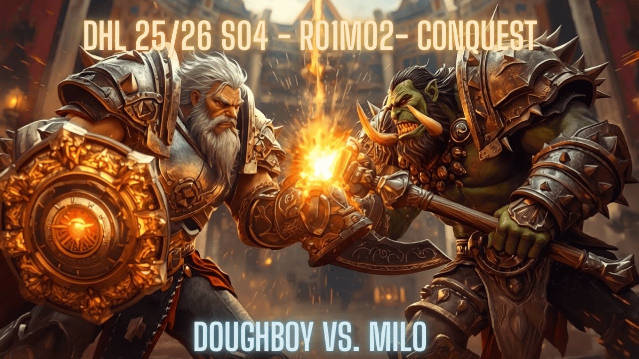 S3 Match 4, Round 2: Doughboy vs. Milo | Paladin vs Warrior | Danish Hearthstone League