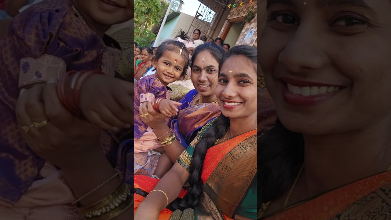 pongal celebration minivlog 😍 #minivlog #tamil #youtube #saree #shortvideo