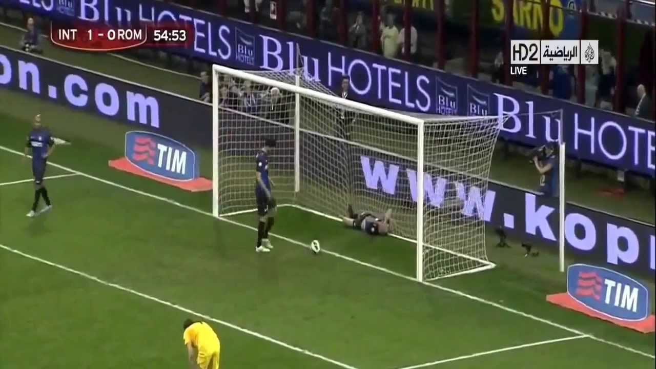 Inter 2-3 Roma-Highlights HD-Coppa Italia- 17/4/13