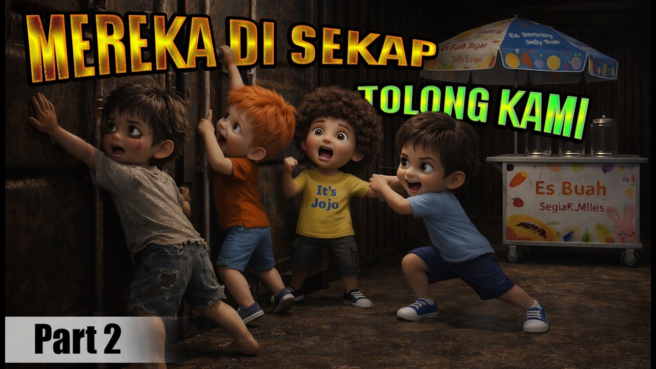 ​JOJO DALAM BAHAYA! Jebakan Licik Pampam di Kontainer - Jojo Kribo Eps 5 (Part 2)