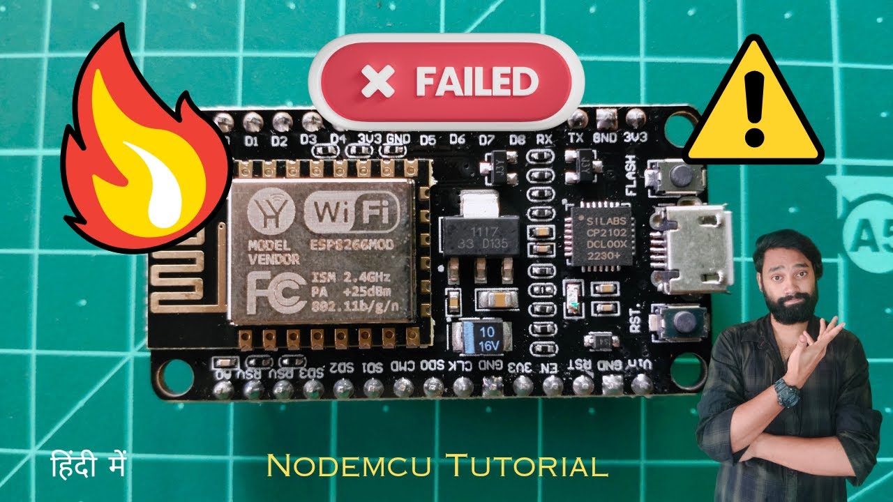 [PROBLEM SOLVED] Fixing 'No Port' and 'esptool.py' error on #nodemcu esp8266 #amica