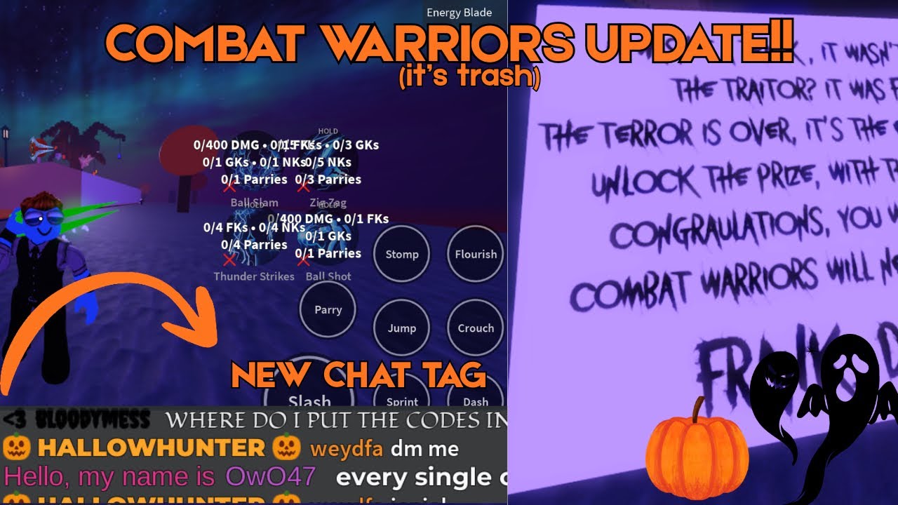 NEW HALLOWEEN UPDATE (COMBAT WARRIORS)