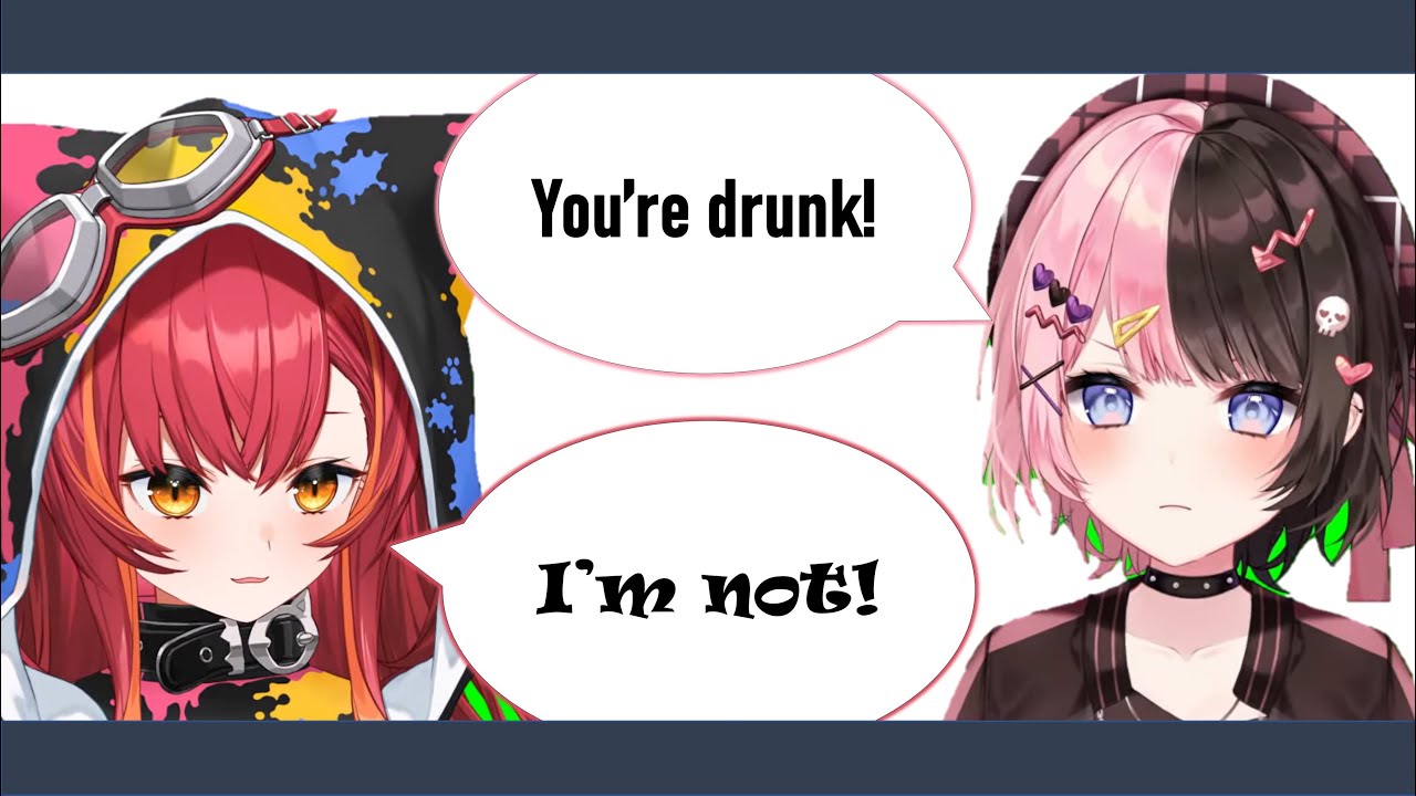 Drunk Tsuna 【Tachibana Hinano, Nekota Tsuna, Kaga Nazuna, Kamito, Duke | VSpo! OreApo ENG SUB】