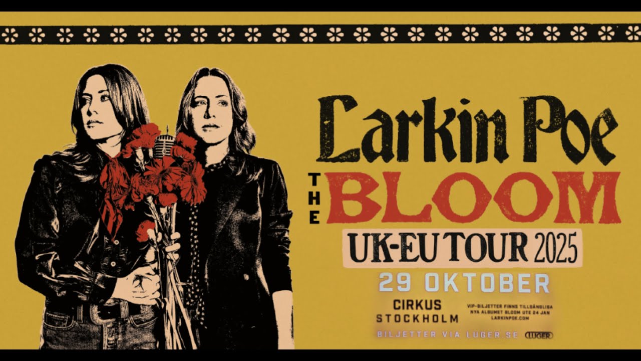 Larkin Poe • Live in Stockholm, Sweden • Cirkus Arena • October 30, 2025 • 4k (almost) full concert