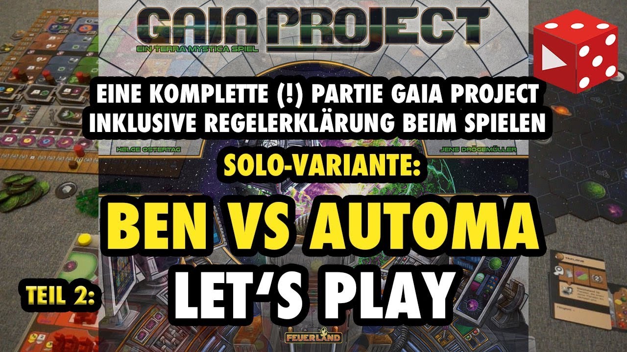 Gaia Project: Ein Terra Mystica Spiel - Teil 2: Let's Play (Solo Variante) inklusive Regelerklärung