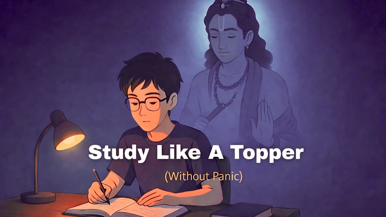 How Toppers Study During Exam Time (Without Panic) | Shree Krishna Wisdom