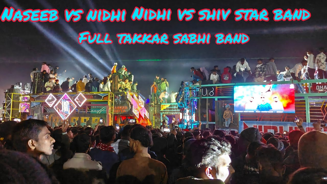 Naseeb star band vs gk lion vs shic star band vs nidhi star band full takkar