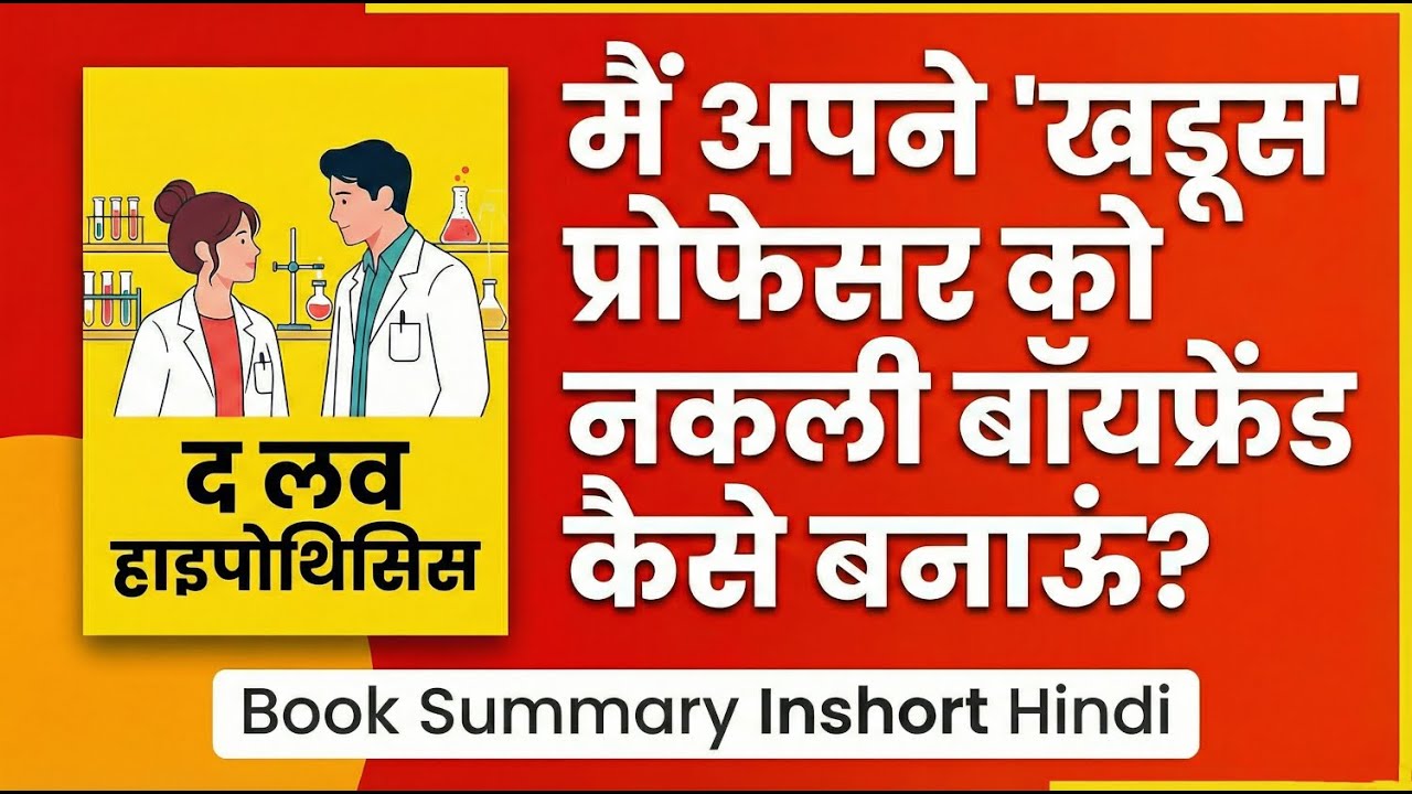 The Love Hypothesis Book Summary in Hindi | Fake Dating a Grumpy Professor? 🧪❤️