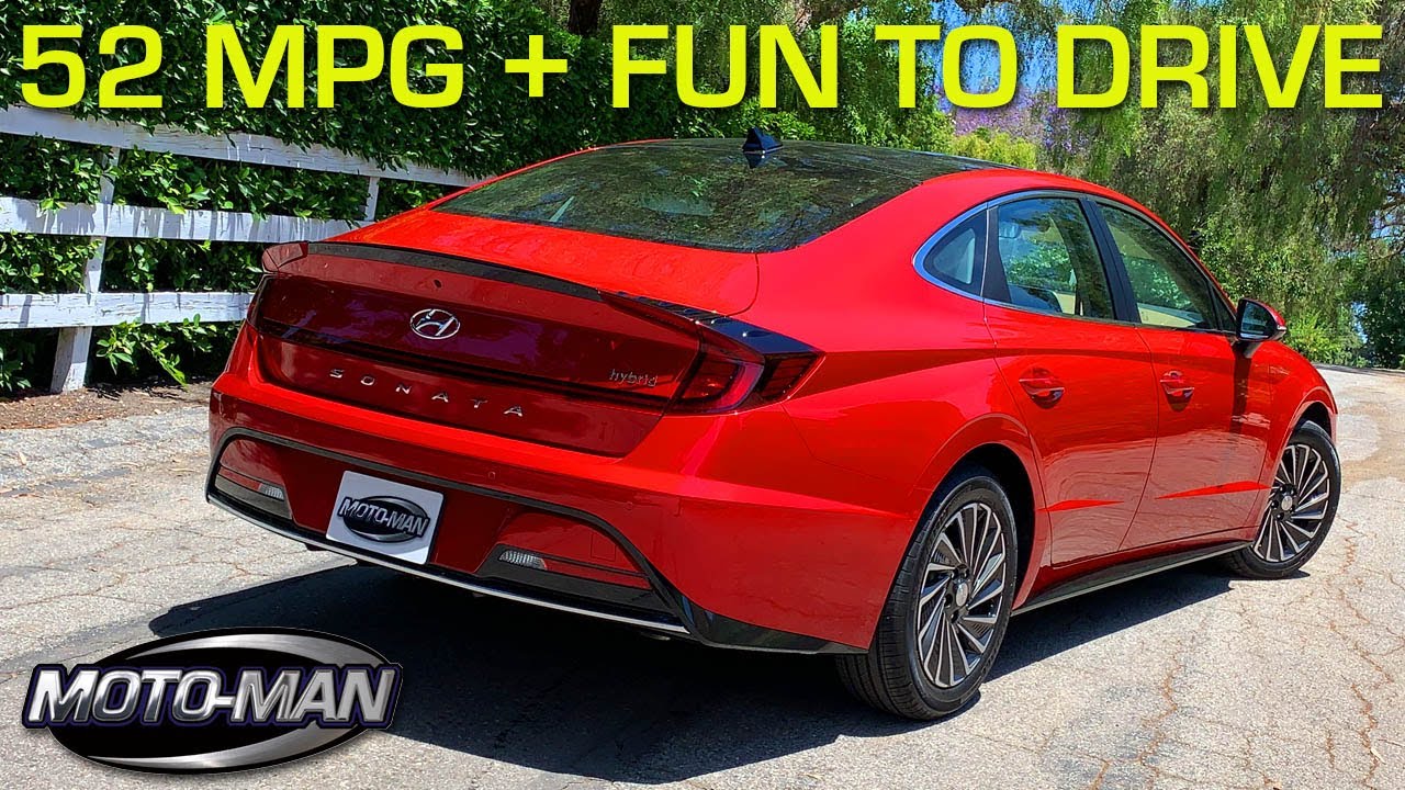 2020 Hyundai Sonata Hybrid: The 52 MPG Hybrid that is fun to drive!