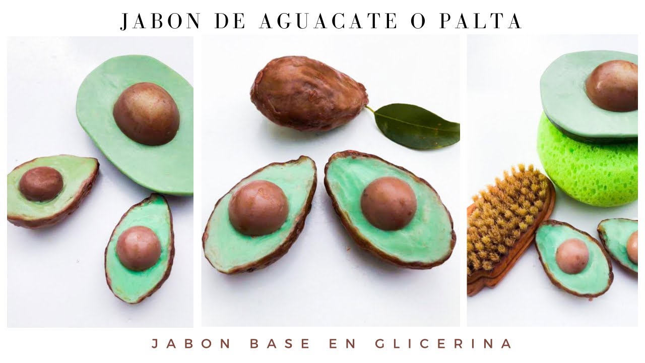 JABONES DE AGUACATE 🥑 O PALTA fórmula incluida.