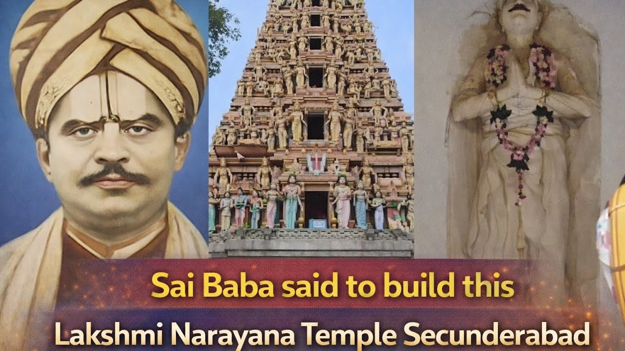 Sai Baba said to build this Lakshmi Narayana Temple Secunderabad #saibaba #shirdi