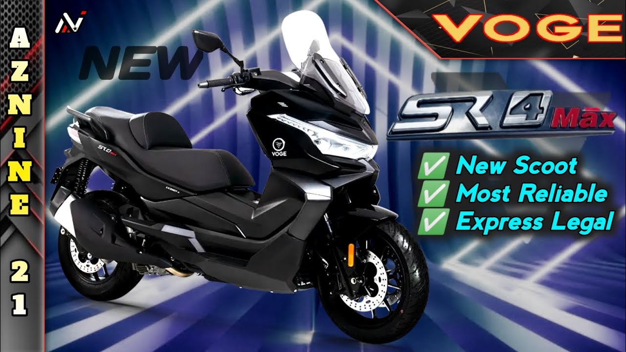 Новый VOGE SR4 MAX 350cc — самый продвинутый макси-скутер
