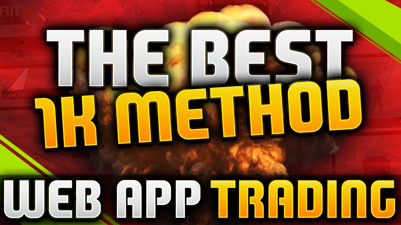 FIFA 16 WEB APP TRADING - How To Trade With 1000 Coins! (Budget Method)