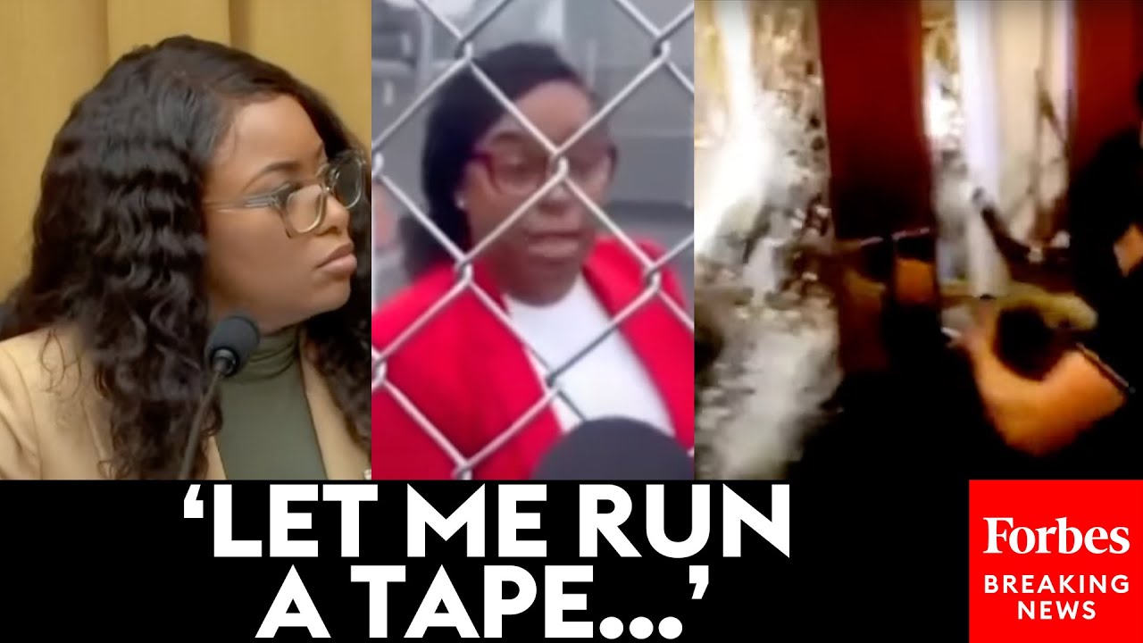 Jasmine Crockett Compares Footage Of Newark ICE Center Visit With Jan. 6 Insurrection At Hearing