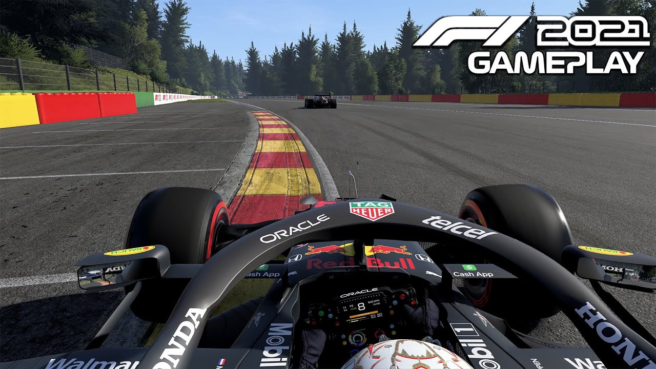 F1 2021 Belgium GP Max Verstappen Onboard Race At Spa | F1 2021 Gameplay