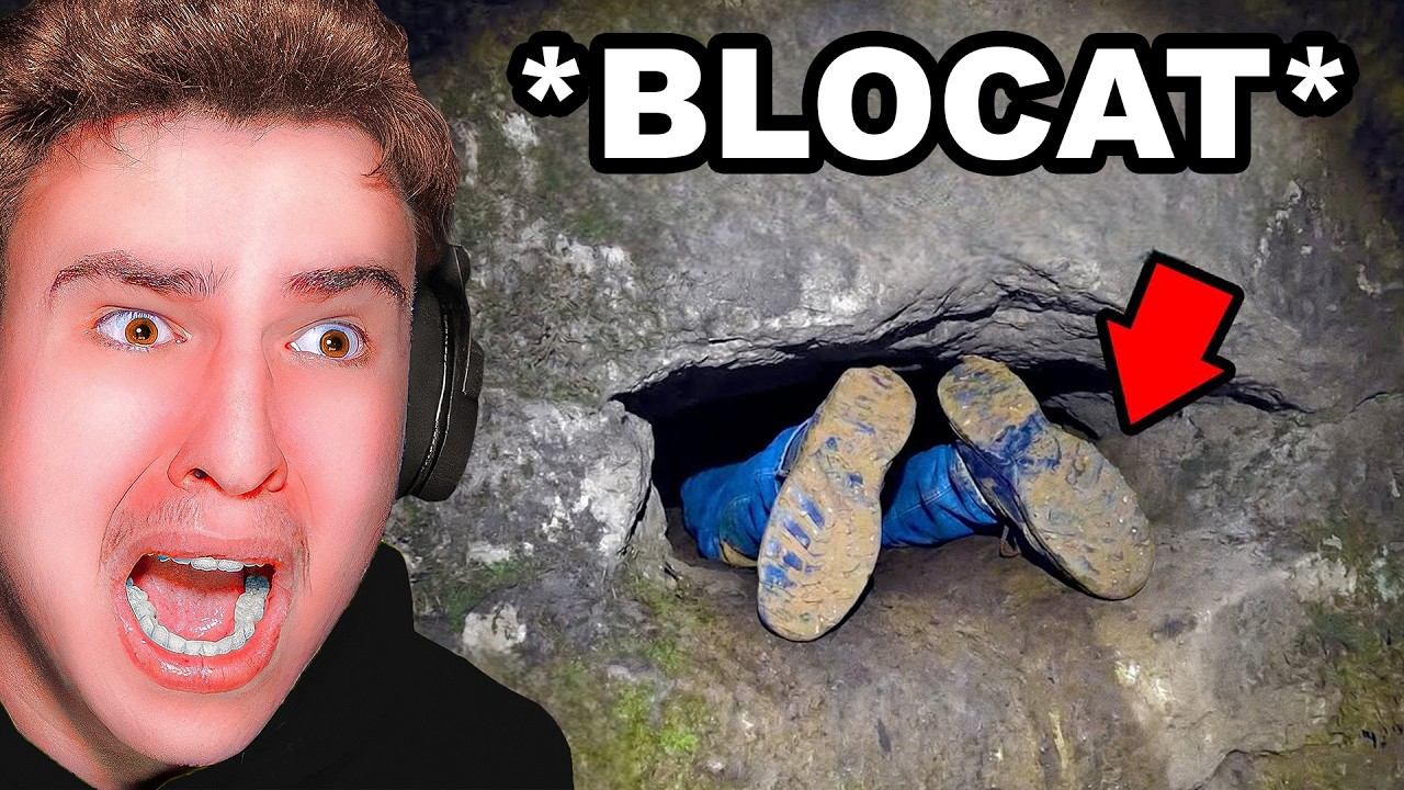 A RĂMAS BLOCAT ÎN PEȘTERĂ!!