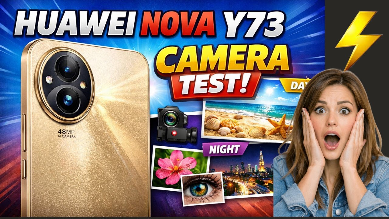 "Before you buy, watch the Huawei Nova Y73 camera test"