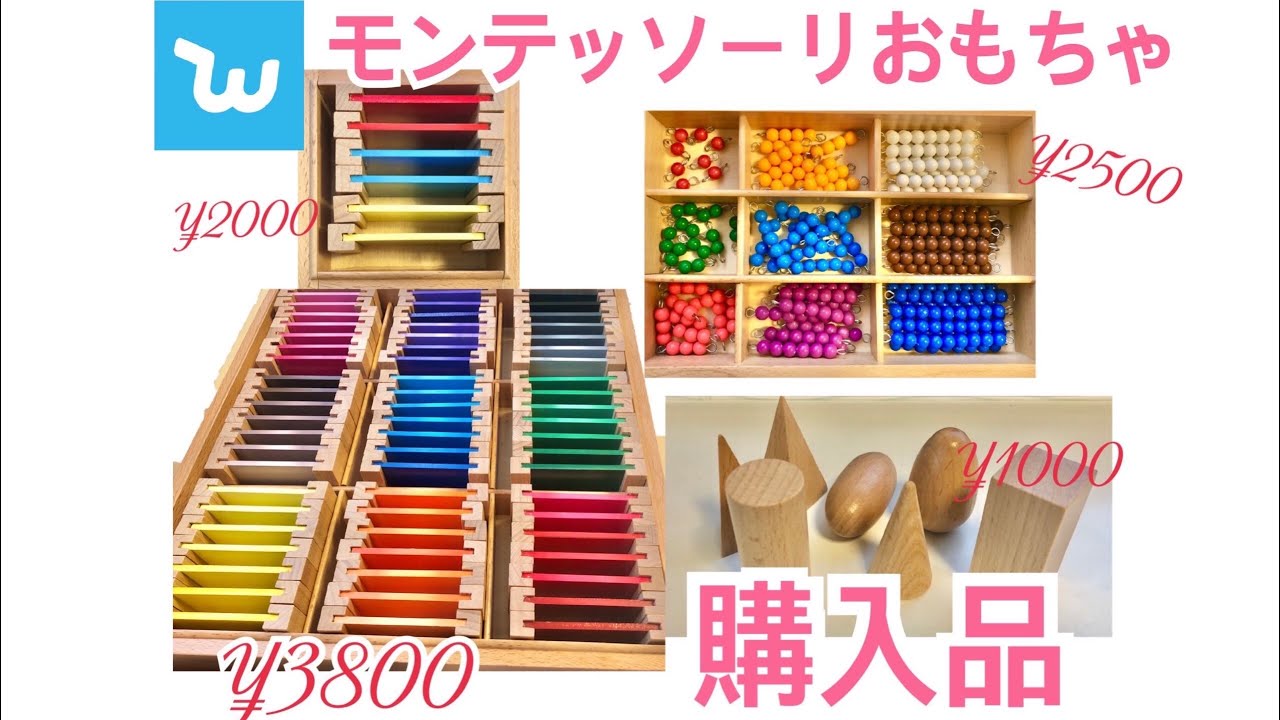 Wishモンテおもちゃ購入品