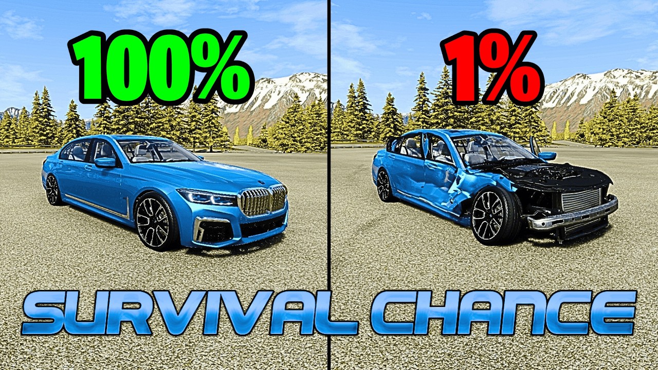 Realistic Survival Chance Crashes #256 | BeamNG.drive