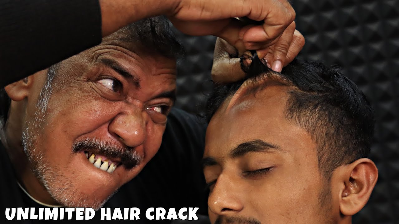 Unlimited Hair Cracking & Chiropractic Body Cracks by Asim Barber | Head Massage | Body Massage ASMR
