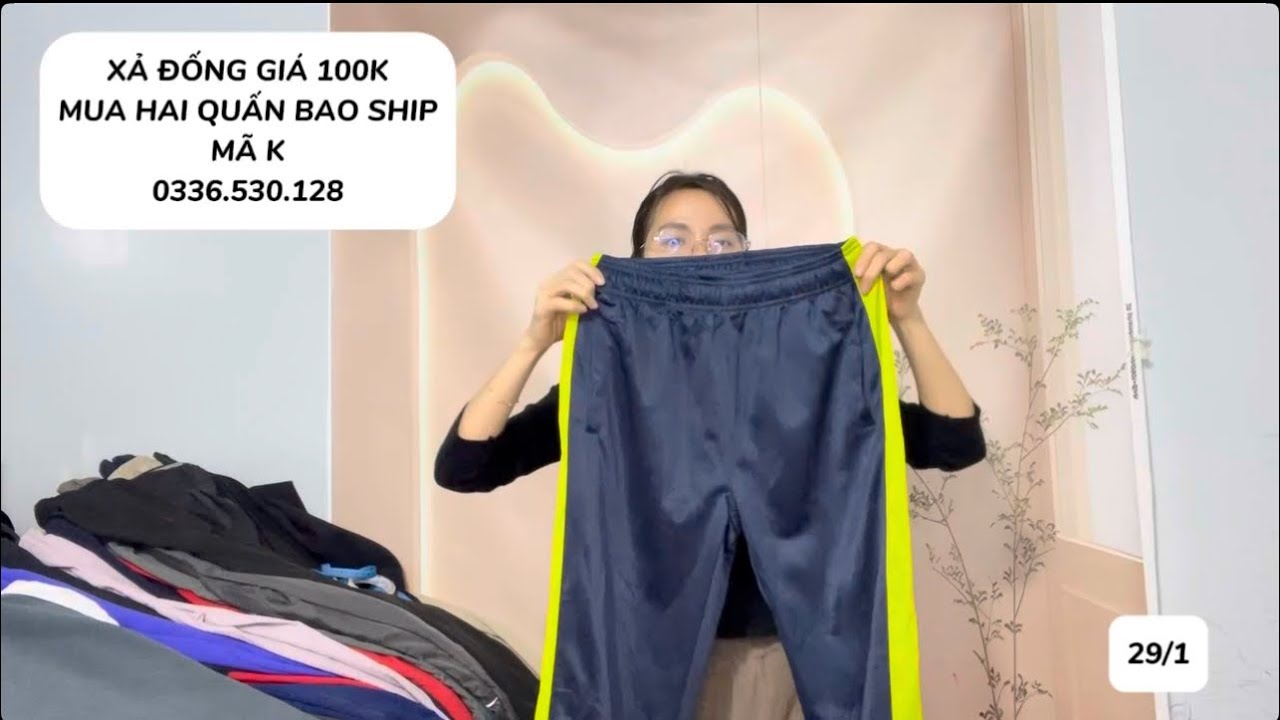 [29/1] XẢ KHO QUẦN NỈ THỂ THAO NHẬT ĐỒNG GIÁ 100K | MUA TỪ HAI QUẦN MIỄN SHIP | MÃ K | 0336.530.128