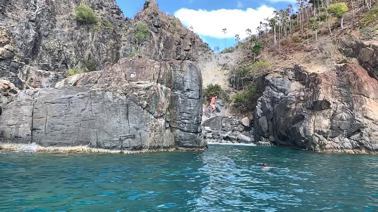 Thatch Cay Cliff Jump - St. thomas USVI
