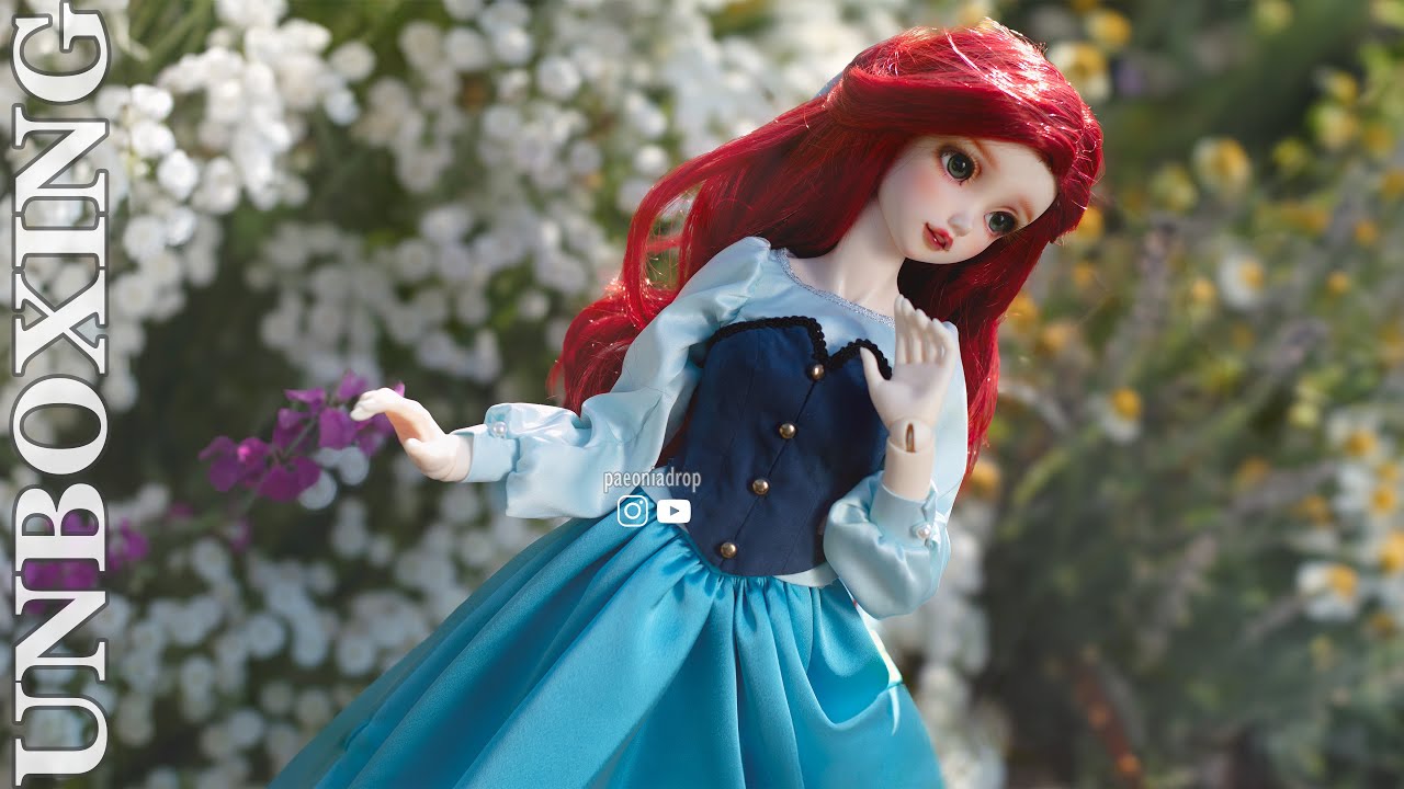 Disney Princess Ariel - The Little Mermaid - VOLKS スーパードルフィSDGr 1/3 - Kiss the Girl BJD Dress Up