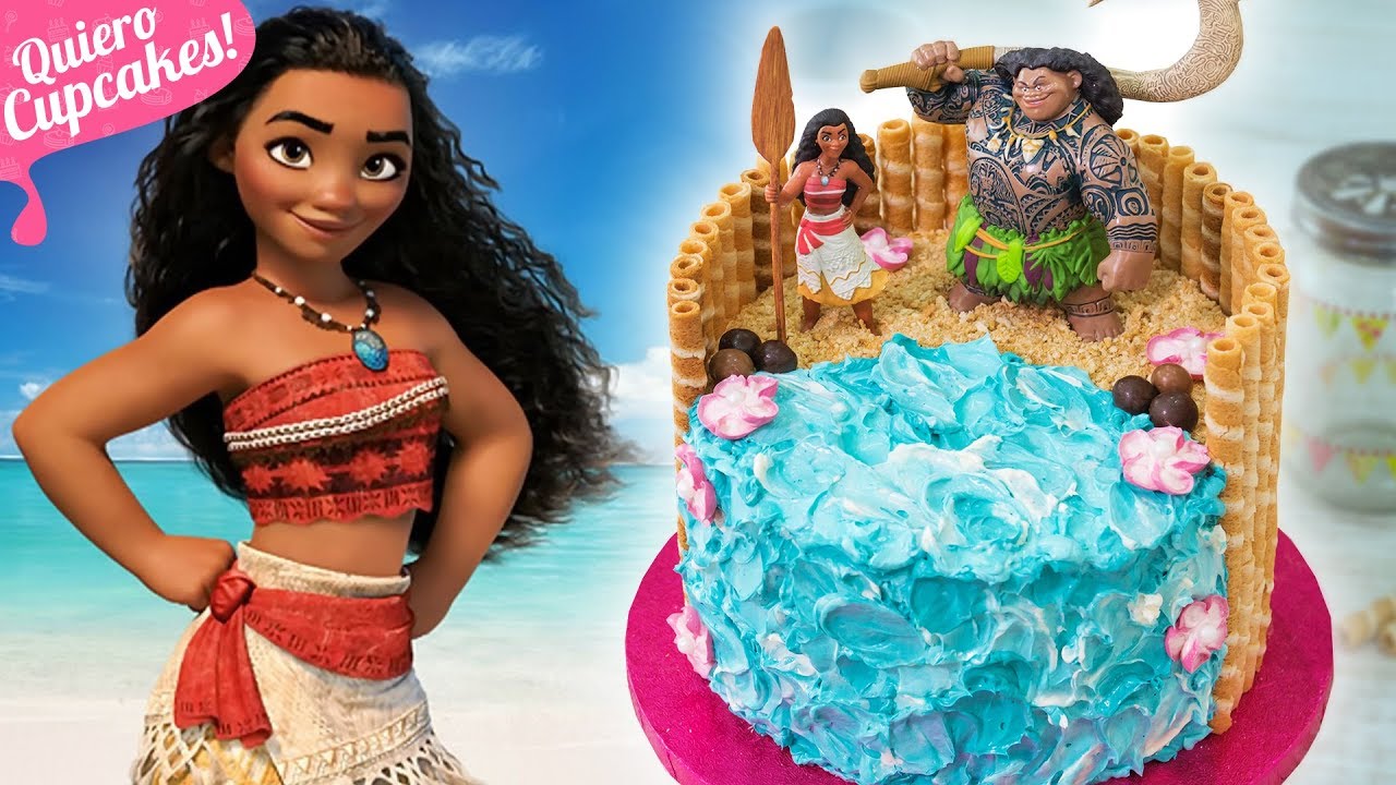 PASTEL VAIANA / MOANA | Súper fácil y delicioso | Quiero Cupcakes!