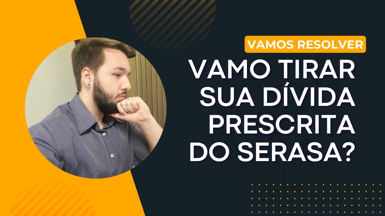 Como tirar dívida prescrita do SERASA? |#direito #banco #divida #prescrição  #advogado