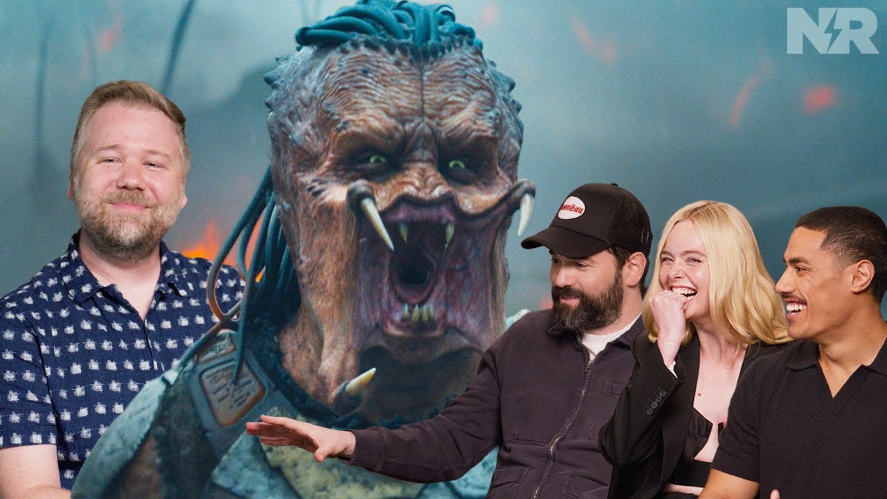 ИНТЕРВЬЮ PREDATOR BADLANDS: Элль Фаннинг, Дэн Трахтенберг и Димитриус Колоаматанги (SDCC 2025)