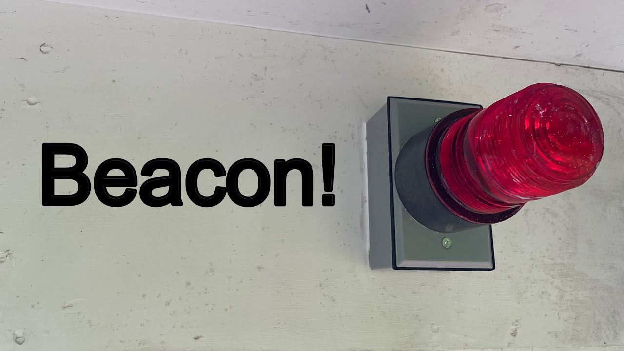 Installing a Red Fire Alarm Beacon Outside | Summer Fire Alarm Upgrades Part III (Fire Alarm Strobe)