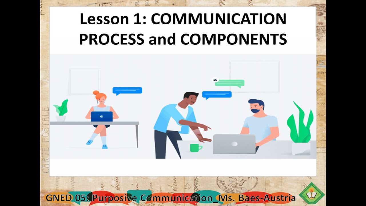 GNED 05 Lesson 1: Communication Process and Components (Virtual Class Discussion)