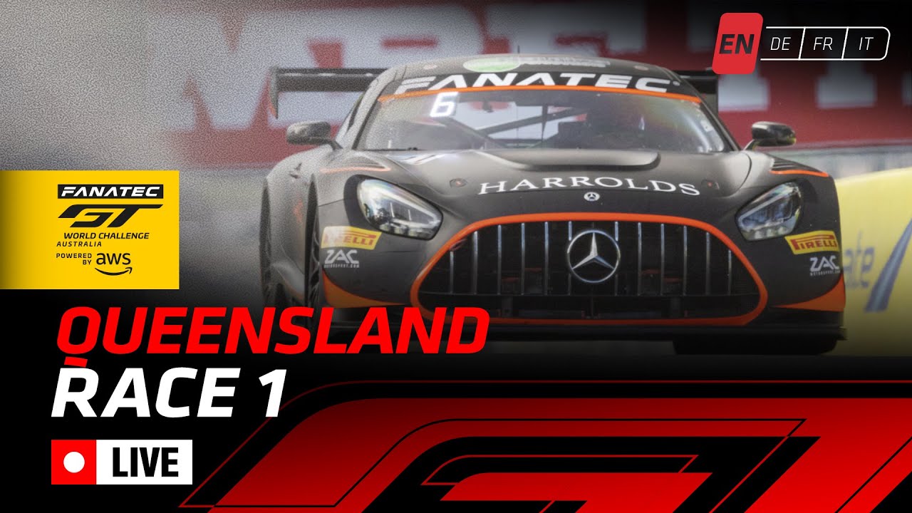 LIVE | Race 1 | Speedseries Queensland | Fanatec GT World Challenge Australia 2023