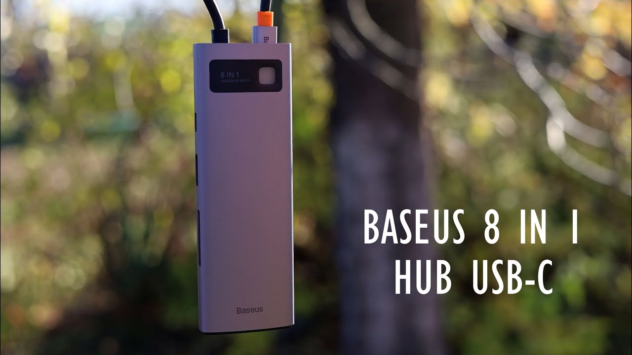 Baseus 8 in 1 HUB USB-C - Prezentacja PL