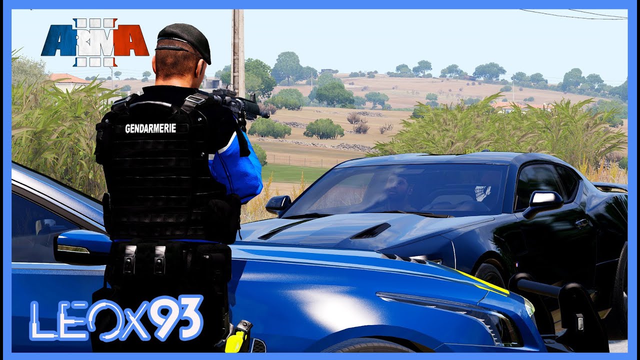 Courses poursuites, Vol plané , Coup de Pression, Fun - ArmA 3 FR Gendarme Tirna Episode 2
