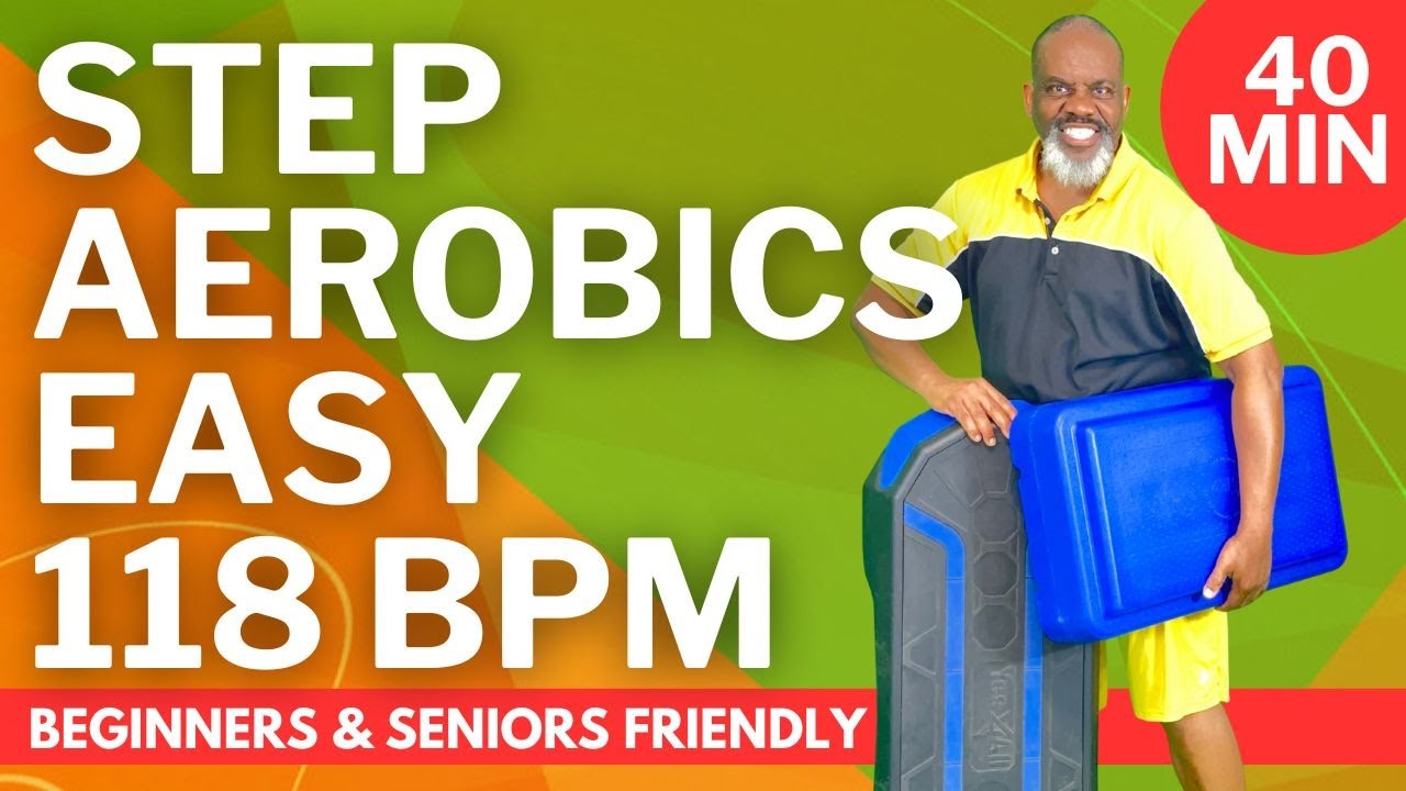 LOW IMPACT Step Aerobics for Beginners & Seniors with Paul Eugene