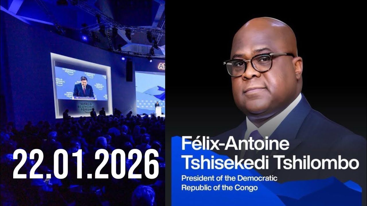 #DAVOS 2026 ‼️MESSAGE DU PRESIDENT FÉLIX TSHISEKEDI 