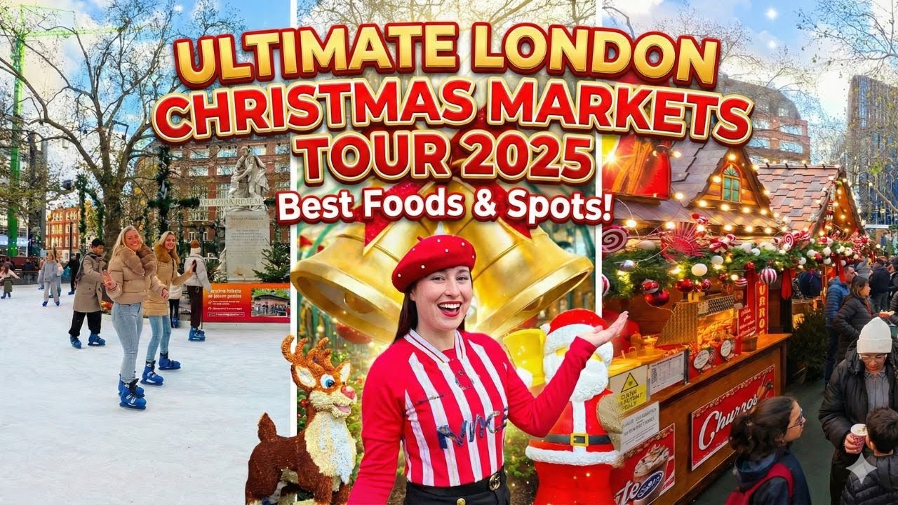 LONDON CHRISTMAS MARKETS 2025 | The Ultimate Tour & Food Guide!