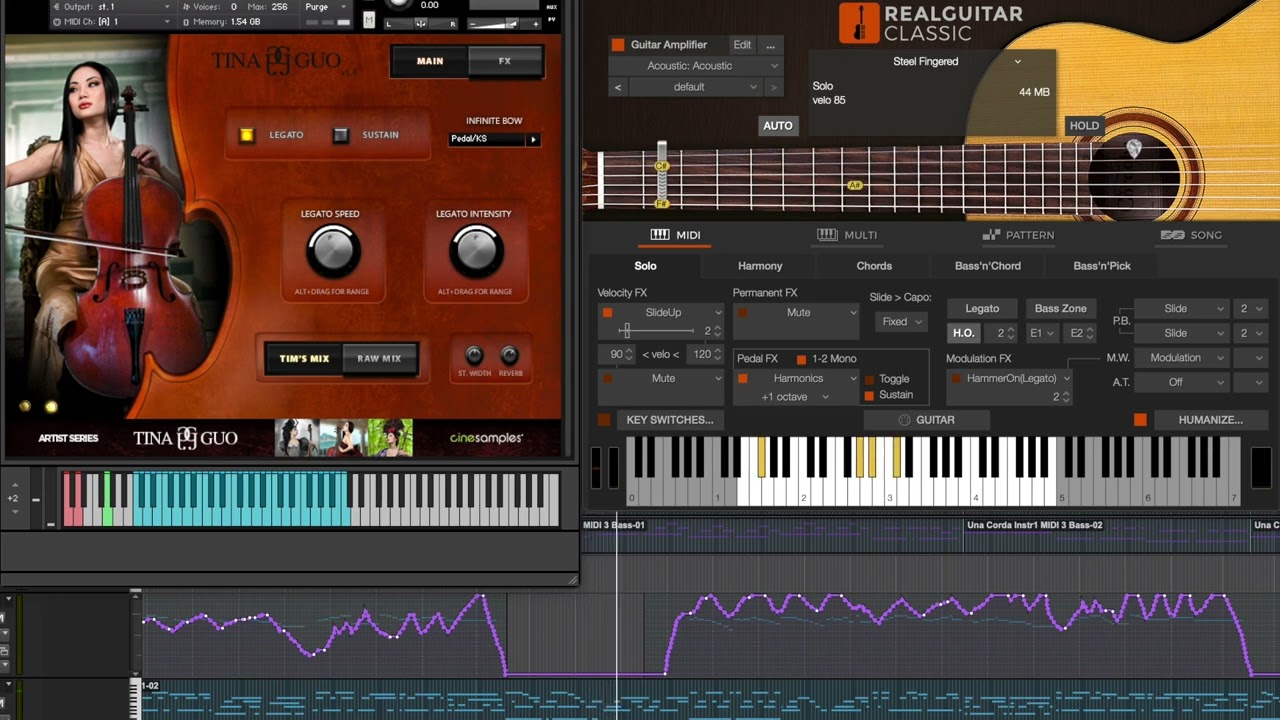 Tina Guo cello and RealGuitar CLASSIC virtual instruments from #DreamState - #Lucid #Dreaming